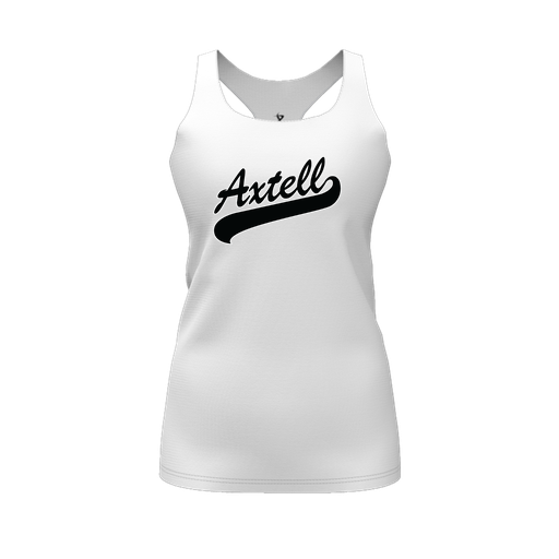 [FT0TRBWH-FYS-LOGO1] Decker Racerback Tank Top (Female Youth S, White, Logo 1)