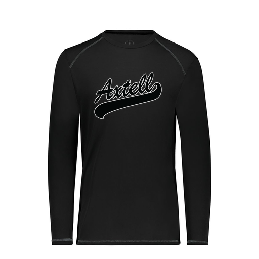 [6845.080.S-LOGO1] Men's SoftTouch Long Sleeve (Adult S, Black, Logo 1)