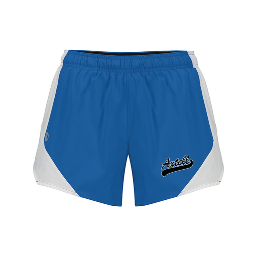 [229489.H02.S-LOGO1] Girls Olympus Shorts (Female Youth S, Royal, Logo 1)