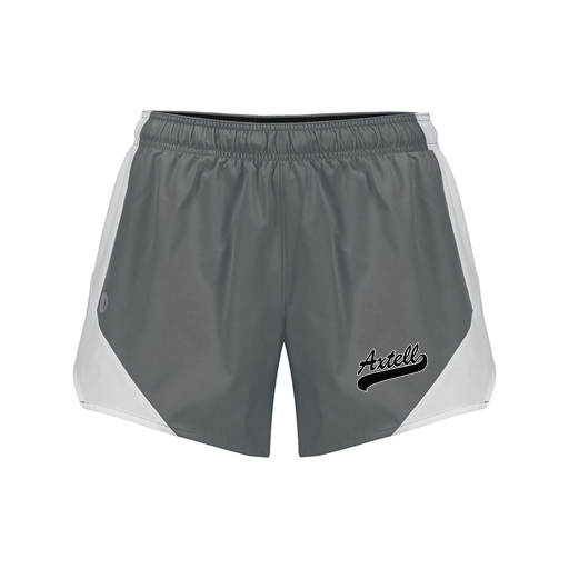 [229489.R04.S-LOGO1] Girls Olympus Shorts (Female Youth S, Gray, Logo 1)