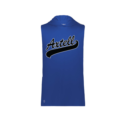 [222590.060.XS-LOGO1] Men's CoolDry Sleeveless Hoodie (Adult XS, Royal, Logo 1)