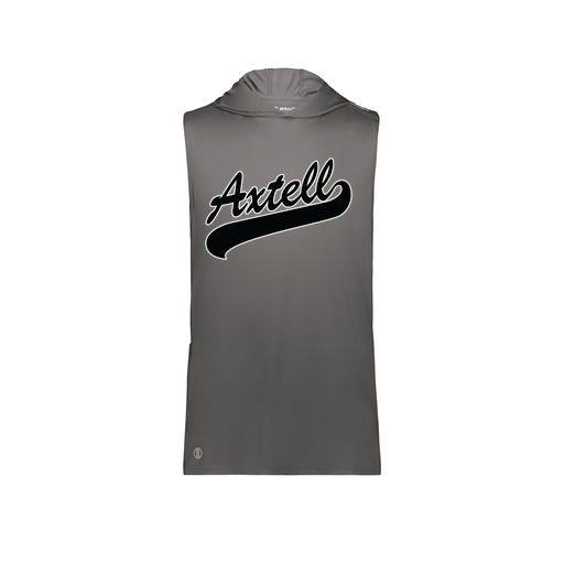 [222590.98D.XS-LOGO1] Men's CoolDry Sleeveless Hoodie (Adult XS, Gray, Logo 1)