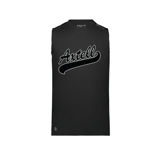 [222593.080.S-LOGO1] Men's CoolDry TankTop (Adult S, Black, Logo 1)