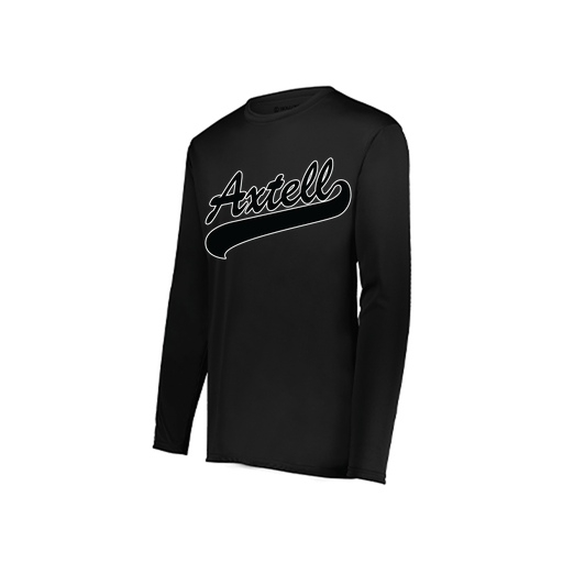 [222822.080.XS-LOGO1] Men's LS Smooth Sport Shirt (Adult XS, Black, Logo 1)